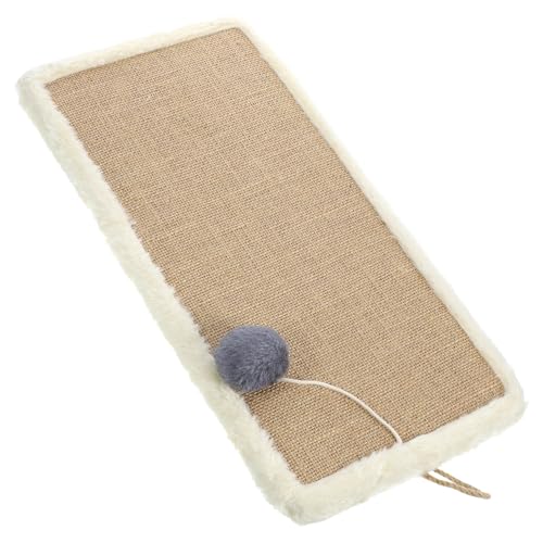 BESPORTBLE Kratzbaum Für Katzen Boden Kratzpad Lustiges Kratzbrett Kratzunterlage Für Katzen Aus Sisal Kratzbrett Kratzspielzeug Für Katzen Lustiger Kratzbaum Bodenzubehör Flanell von BESPORTBLE