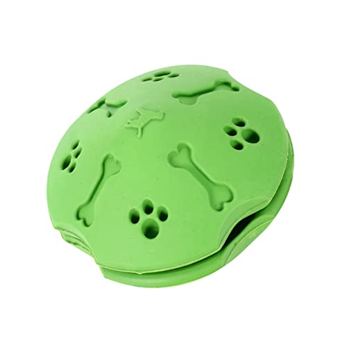 BESPORTBLE Leckendes Spielzeug für Haustiere interaktives Spielzeug knete Spielzeug kleines hundespielzeug Welpenspielzeug Hundepuzzle-Fütterungsspielzeug Leckerli-Ball für Hunde Gummi Green von BESPORTBLE