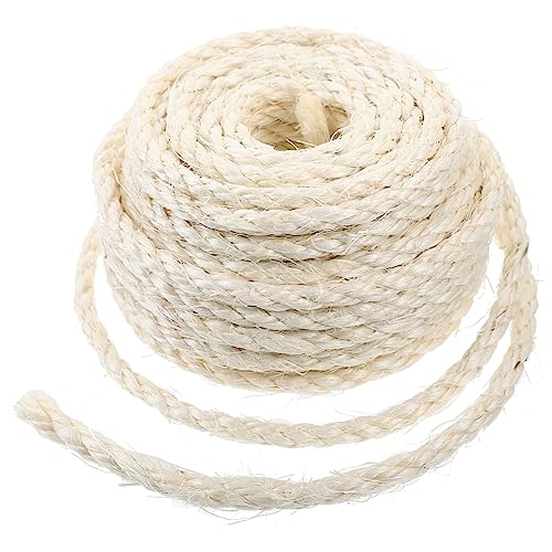 BESPORTBLE Hochwertiges Sisal Hanfseil Für Katzenkratzbäume 6mm x 10m Langlebiges Kratzseil Ideal Zum Ersetzen Von Kratzsäulen Und Platten Strapazierfähiges Zubehör Für Den Täglichen BESPORTBLE Hochwertiges Sisal Hanfseil Für Katzenkratzbäume 6mm x 10m Langlebiges Kratzseil Ideal Zum Ersetzen Von Kratzsäulen Und Platten Strapazierfähiges Zubehör Für Den Täglichen von BESPORTBLE