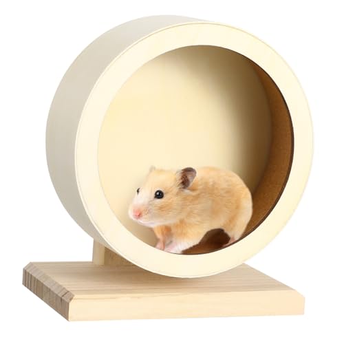 BESPORTBLE Nicht Laufende Scheibe Tunnel Für Meerschweinchen Haustierbedarf Meerschweinchenkäfig Balsam Großer Hamsterkäfig Hängematte Schleifer Hamster Running Wheel Stelzen Bambus von BESPORTBLE