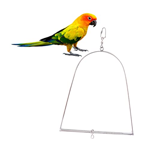 BESPORTBLE Umweltfreundliche Edelstahl Schaukel Vogel Spielzeug Papagei Hängen Käfig Zubehör für Vögel BESPORTBLE Umweltfreundliche Edelstahl Schaukel Vogel Spielzeug Papagei Hängen Käfig Zubehör für Vögel von BESPORTBLE