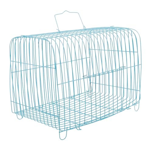 BESPORTBLE Papageienkäfig Vogelkäfig Birdcage Vogelflugkäfig Tragbare Transportbox für Vögel und Papageien Vogelträger für die Reise Vogelreisekäfig draussen Haustier Vogel Zuchtkäfig Reisen von BESPORTBLE