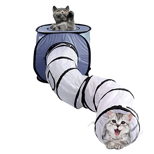 BESPORTBLE Pet-Tube-Spielzeug Tunnelspielzeug für Katzen Haustier-Katzen-Tunnel Katzentunnel Tunnel für Katzen interaktives katzenspielzeug Interactive cat Toy Spielzeug für Haustiere Grey von BESPORTBLE