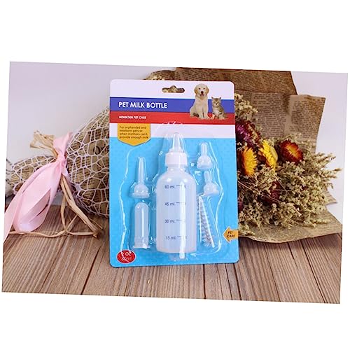 BESPORTBLE Pflegeset für Haustiere Pet Nurser Bottle Pet Feeding Bottle Kitten Feeding Bottle Kit für die Flaschenfütterung von Kätzchen Futterspender babyflasche Fläschchen für Haustiere von BESPORTBLE