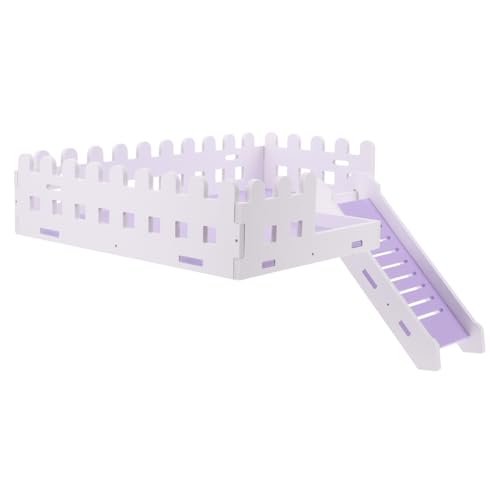 BESPORTBLE Plattform für Hamster Hamsterkäfig Hase Ratten Hund Hamsterleiter Heu Hamster hamsterspielzeug Kleintier Käfig Hamsterspielplattform Kletterplattform PVC Violet von BESPORTBLE