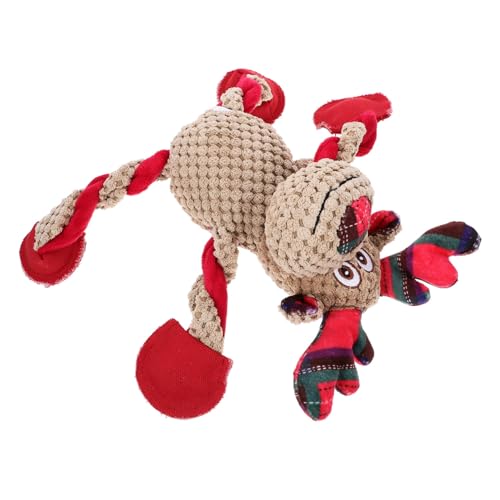 BESPORTBLE Interaktives Weihnachtsspielzeug für Hunde Quietschendes Hirsch-weihnachtsmann-Spielzeug Dekoratives Beißspielzeug Zum Spielen und Trainieren Von Haustieren BESPORTBLE Interaktives Weihnachtsspielzeug für Hunde Quietschendes Hirsch-weihnachtsmann-Spielzeug Dekoratives Beißspielzeug Zum Spielen und Trainieren Von Haustieren von BESPORTBLE