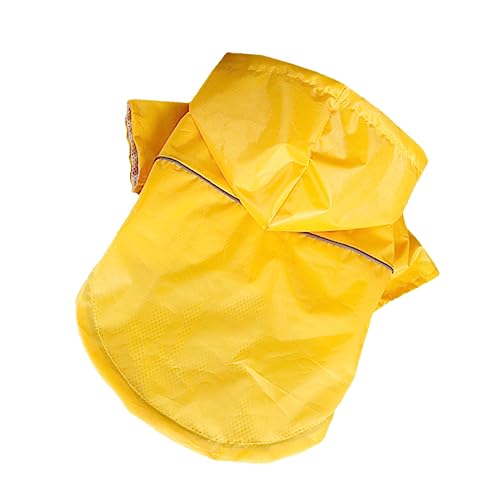 BESPORTBLE Regenmantel Für Haustiere Hund Regen Slicker Welpen-Hoodies Für Kleine Hunde Kleiner Hund Regenmantel Regenjacke Für Haustiere Regenmantel Für Hunde Regenponcho Für Hunde Yellow von BESPORTBLE