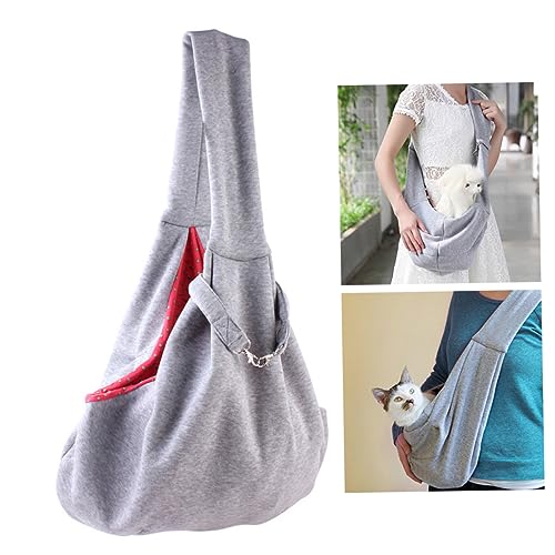 BESPORTBLE Reise Tragbare Tasche Haustiere Handtasche Haustiere Umhängetasche Kaninchen Doppelseitige Tasche Grau von BESPORTBLE