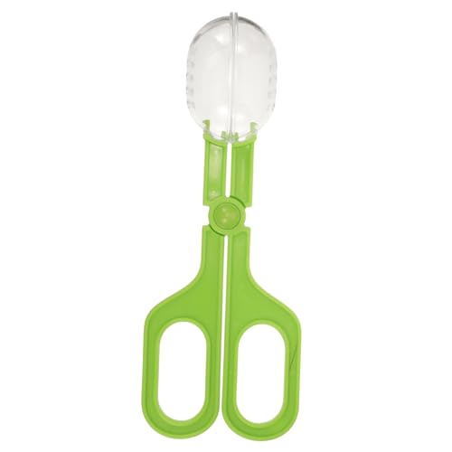 BESPORTBLE Reptilienclip Bausatz Geckobecken Aquariumreiniger Futterspender Reinigungswerkzeuge für Aquarien Reinigungsmittel für Reptilien Cricket-Klemmschaufel Sammler Plastik Light Green von BESPORTBLE