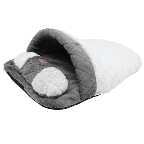 BESPORTBLE Schlafsack für Haustiere katzenbett pet Bed katzenhöhlen Katzen Schlafsack Kuschelbett für Katzen Kätzchen Nest Katzenschlafnest Katze warmes Nest Katzennest Baumwolle Coffee von BESPORTBLE