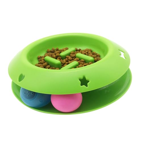 BESPORTBLE Slow Feeder für Haustiere Langsamer Futternapf für Haustiere Futternapf für Katzenspielzeug stoffball Rolling Ball langsame fütterung für Katzen Futterautomat für Haustiere von BESPORTBLE