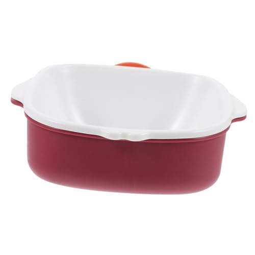 BESPORTBLE Slow-Food-Bowl Wassernapf für Kaninchen Entwicklungsspielzeug pet Water Bowl pet Food Container Anti-Erstickungsfutter für Hunde Langsamer Futternapf für Haustiere Plastik Weiß von BESPORTBLE