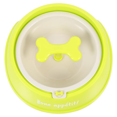 BESPORTBLE Slow-Food-Schüssel für Haustiere pet Supplies Easy putz Hundeschüssel katzenschalen dogbowl Slow-Feeder-Matte Verschleißfester Hundenapf Futternapf schöner Hundenapf Plastik Green von BESPORTBLE