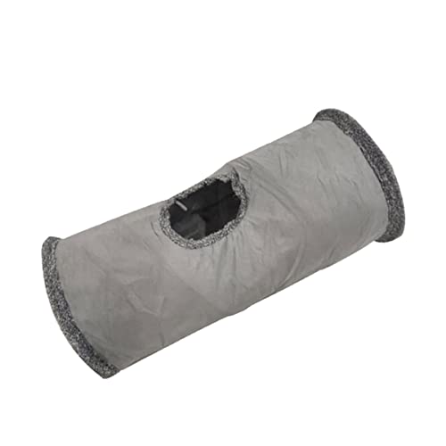 BESPORTBLE Spielzeug aus Wildleder Katzennest Tunnelbett für Katzen Kätzchen Spielzeug Katzenbett Tunnelnest für Katzen katzentunnel cat House cat Bed Katzen Spielzeug Hundehütte Grey von BESPORTBLE