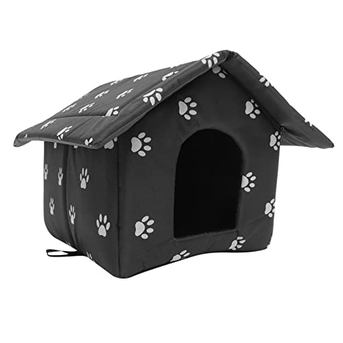 BESPORTBLE Streunende Katzenhütte Katzenzelt Für Draußen Isolierte Hundehütte Katzenzelt Mit Tunnel Outdoor Decke Für Katzen Gehege Für Draußen Haustierbett Für Hunde Katzenhütte Für von BESPORTBLE