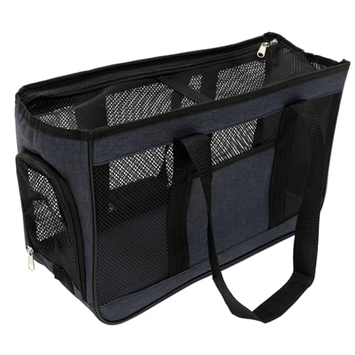 BESPORTBLE Tasche Für Haustiere Autositz-katzentragetasche Reisebox Für Kleine Hunde Reisekiste Für Hunde Reisekoffer Tragbares Katzengehege Reise-welpentransportbox Blue Oxford-Stoff von BESPORTBLE