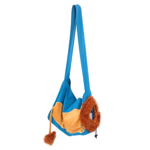 BESPORTBLE Tasche Für Haustiere Welpentragetasche Für Hunde Katzenschlafsack Große Katzentragetasche Tragetasche Beiliegen Kleine Hundekatzenschlinge Outdoor-Tasche Für Katzen Segeltuch Blue von BESPORTBLE