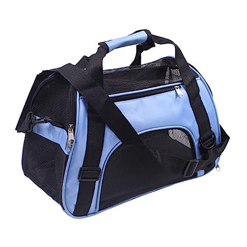 BESPORTBLE Tragetasche für Haustiere großer Katzentransporter Transportbox für Hunde Katzentrage groß Tragetasche für Katzen pet Backpack Haustierträger Hundeträger Hund Tragetasche Blue von BESPORTBLE