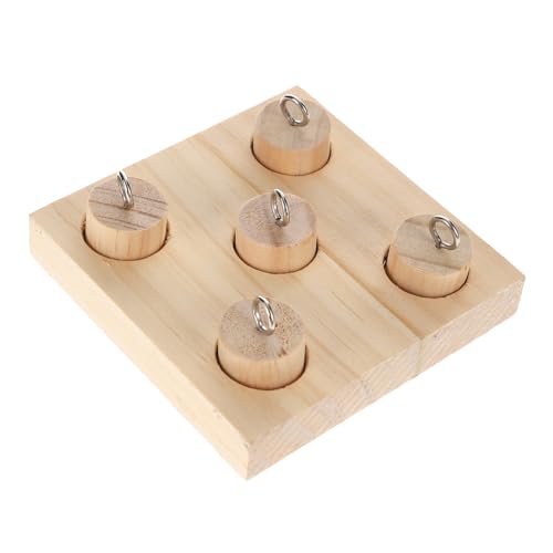 BESPORTBLE Papageienspielzeug Aus Holz für Sittiche Nymphensittiche Spielzeug Puzzle-Spielzeug für Vögel Im Haushalt von BESPORTBLE