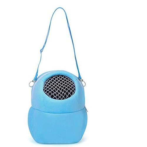 BESPORTBLE Transportbox für Haustiere pet Backpack pet Tasche Eichhörnchentragebeutel Hamstertragebeutel Zubehör für Hasenkäfige Sugar Glider Bonding Pouch Haustier-Tragerucksack Blue von BESPORTBLE