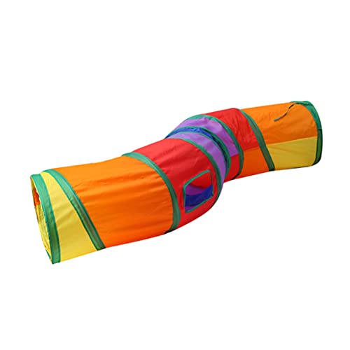 BESPORTBLE Tunnelspielzeug für Katzen Katze spielt Tunnel PET-Rohr Indoor-Spielset Faltbarer katzentunnel Katzenspielzeug faltbar Pet-Tube-Spielzeug Spielzeug für Haustiere Colorful von BESPORTBLE