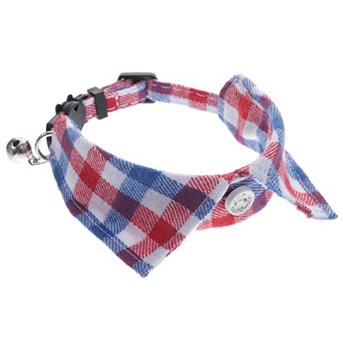 BESPORTBLE Plaid Katzenhalsband Mit Glocke Verstellbar Süßes Design Mit Fliege Und Für Kätzchen Und Katzen Für Tägliches Tragen Und Besondere Anlässe Kariert BESPORTBLE Plaid Katzenhalsband Mit Glocke Verstellbar Süßes Design Mit Fliege Und Für Kätzchen Und Katzen Für Tägliches Tragen Und Besondere Anlässe Kariert von BESPORTBLE