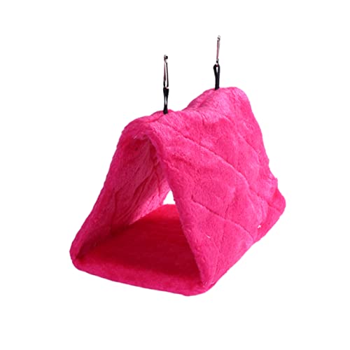 BESPORTBLE Hängende Papagei Schlafhütte Aus Plüsch Warmes Und Nest Für Vögel Für Wellensittiche Und Nymphensittiche Rosy Farbe BESPORTBLE Hängende Papagei Schlafhütte Aus Plüsch Warmes Und Nest Für Vögel Für Wellensittiche Und Nymphensittiche Rosy Farbe von BESPORTBLE
