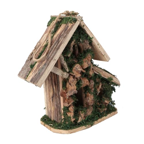 BESPORTBLE Vogelhaus aus Holz Vogelkäfig Vogelnest Vogelhaus Nest Vogelschlafnest hölzern von BESPORTBLE