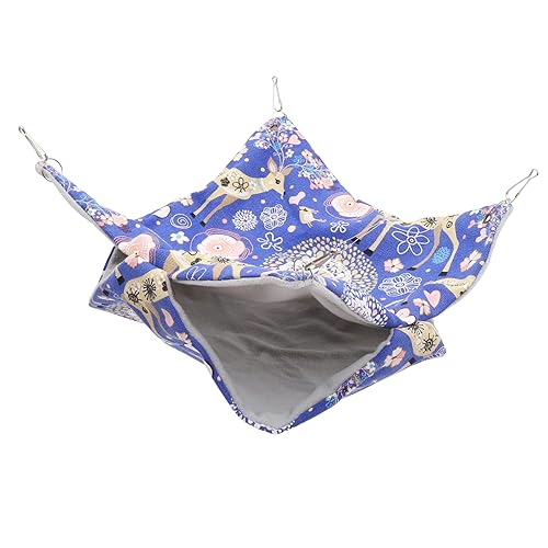 BESPORTBLE Meerschweinchenbett Große Haustier-hängematte Blumenmuster Wärme Für Hamster Und Chinchilla BESPORTBLE Meerschweinchenbett Große Haustier-hängematte Blumenmuster Wärme Für Hamster Und Chinchilla von BESPORTBLE