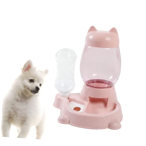 BESPORTBLE Wasserspender für Haustiere Wasserspender für Hunde automatische Zuführung Futternäpfe für Katzen katzenfutter Wasserspender für Katzen Futterautomat für Haustiere Rosa von BESPORTBLE