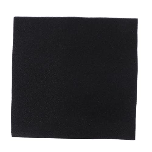 BESPORTBLE 50x50x2cm Schwarz Schwamm Biochemischen Baumwolle Faser für Meer Süßwasser Pflanzen Tank von BESPORTBLE