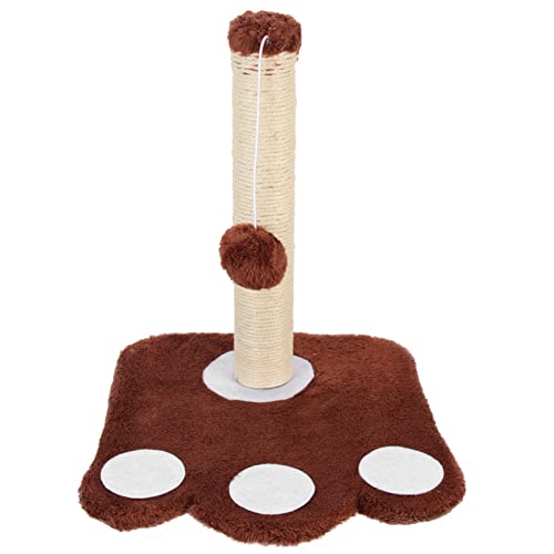 BESPORTBLE kratzbaum für Katzen Katze kratzmatte Aufkleber Klettergerüst für Katzen Katzenkratzbrett Kratzer katzenmöbel cat Furniture Bodenkratzbaum entzückender Kratzbaum Hanfseil Brown von BESPORTBLE