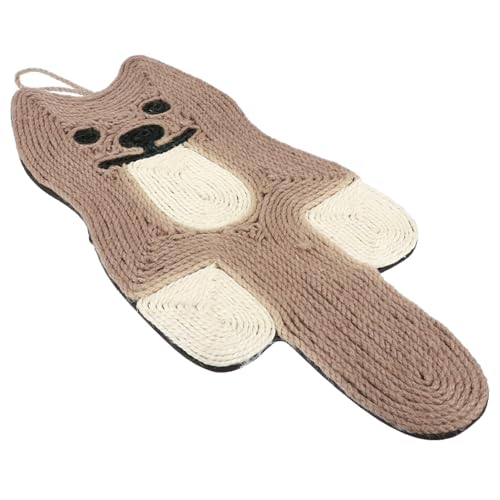 BESPORTBLE Scat-Matte für Katzen Katzen-multifunktionspad Sisal-schleifmatte Hängendes Kratzpad Katzenbedarf Katzen-sisalpad Schleifkrallenpad von BESPORTBLE