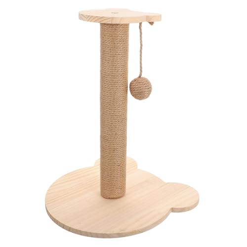 BESPORTBLE kratzbaum für Katzen katzenmöbel cat Furniture katzenkratzbretter Kratzstamm für Katzen cat Toy vertikaler Kätzchenkratzer integrierter Kätzchenkratzer kratzbäume für Katzen Sisal von BESPORTBLE