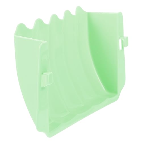 Hasengrasständer Kiste Futterschale Schweinefutter Hasenfutterspender Kaninchen-Futter-Manager Haustier Hasen Heuhalter Hasen Heuraufe Container Speicherhalter Plastik Green BESPORTBLE von BESPORTBLE