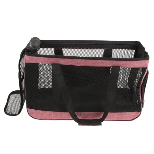 BESPORTBLE Atmungsaktive Faltbare Katzentasche Tragbare Transporttasche Für Katzen Leichte Reisetasche Für Haustiere Pink Ideal Für Reisen Und Ausflüge von BESPORTBLE