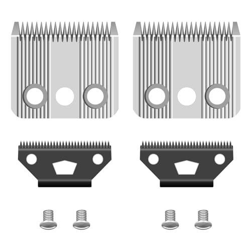 BESTBOMG Set mit 2 Star Blade, Ersatzmesser für Hundeschneider, kompatibel mit Moser 1400, Edelstahl, 0,7 – 3 mm von BESTBOMG