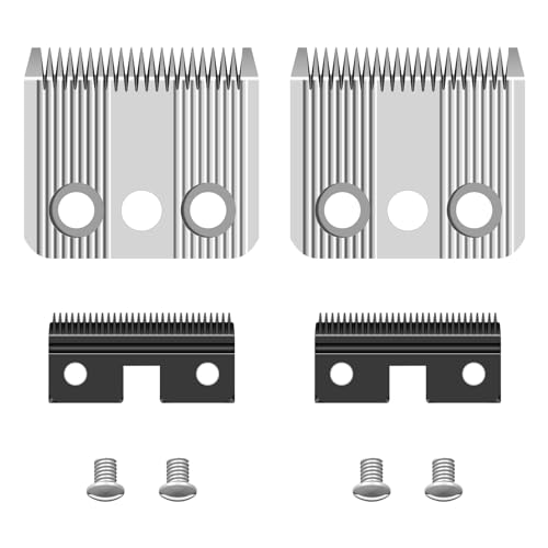 BESTBOMG Set mit 2 Star Blade, Ersatzmesser für Hundeschneider, kompatibel mit Moser Rex 1230, Edelstahl, 3 mm von BESTBOMG