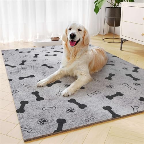 BESTORI Welpen-Unterlagen Wiederverwendbare Matten für Hunde, rutschfest Urinierunterlagen für Hunde, Auto, Reisen Stil 2, 85x120cm von BESTORI