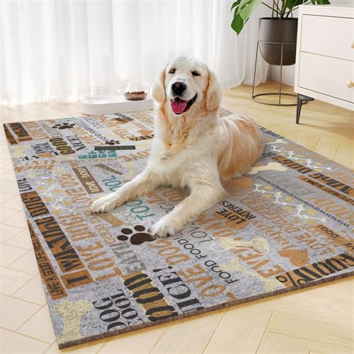 BESTORI Welpen-Unterlagen Wiederverwendbare Matten für Hunde, rutschfest Urinierunterlagen für Hunde, Auto, Reisen Stil 4, 85x120cm von BESTORI