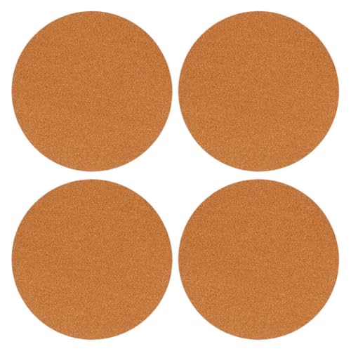 BESTOYARD 8Pcs Round Cork Coasters - Absorptionsmatten für Pflanzen Getränke Blumentöpfe Heiße Töpfe Tischschutz DIY -Kunsthandwerk Innenbetriebsautern in Innenräumen von BESTOYARD