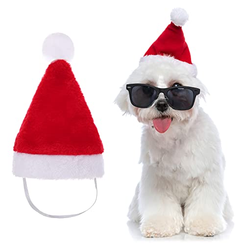 BESTOYARD Weihnachtsmütze für Hund Weihnachtsmütze Cute Dog Cat Pet Weihnachtskostüm Outfits Kleiner Hund Headwear Hair Grooming Zubehör (1Pcs) von BESTOYARD