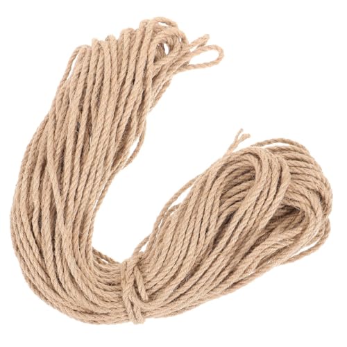 BESTonZON 1 Rolle Sisal Katzenkratzseil für DIY Katzenkratzsäulen Multifunktionales Hanfseil Langlebig und Umwickeln von Möbeln für Katzenrassen und Alter Khakifarben BESTonZON 1 Rolle Sisal Katzenkratzseil für DIY Katzenkratzsäulen Multifunktionales Hanfseil Langlebig und Umwickeln von Möbeln für Katzenrassen und Alter Khakifarben von BESTonZON