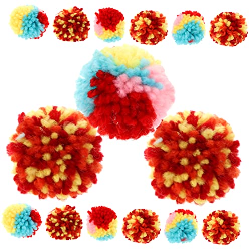 BESTonZON 15 Stück Teiliges Plüsch Katzenspielzeug Bunte Weiche Spielbälle Indoor Katzenball für Kätzchen Fördert Bewegung und Selbstbeschäftigung Sicherer Plüsch für Zufällige Farbe BESTonZON 15 Stück Teiliges Plüsch Katzenspielzeug Bunte Weiche Spielbälle Indoor Katzenball für Kätzchen Fördert Bewegung und Selbstbeschäftigung Sicherer Plüsch für Zufällige Farbe von BESTonZON