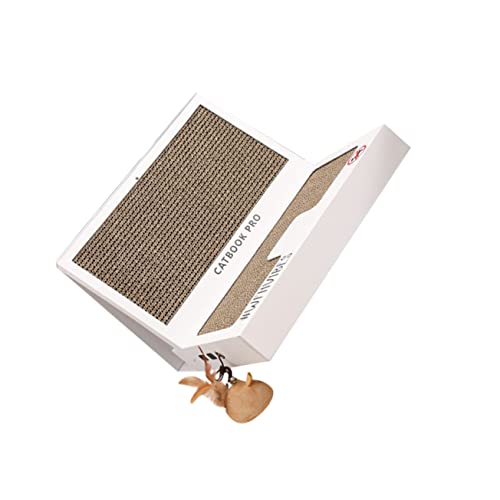 BESTonZON Kreatives Katzenkratzspielzeug in Laptop Form Faltbares Kratzbrett mit Tease Stick für Katzen Interaktives und Langlebiges Katzen Laptop Spielzeug für Zuhause BESTonZON Kreatives Katzenkratzspielzeug in Laptop Form Faltbares Kratzbrett mit Tease Stick für Katzen Interaktives und Langlebiges Katzen Laptop Spielzeug für Zuhause von BESTonZON