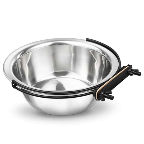 BESTonZON 1Stück Futter und Wasserbecher für Katzen rutschfest Langlebig zu Installieren für Vogelbecher und Papageienfütterung BESTonZON 1Stück Futter und Wasserbecher für Katzen rutschfest Langlebig zu Installieren für Vogelbecher und Papageienfütterung von BESTonZON