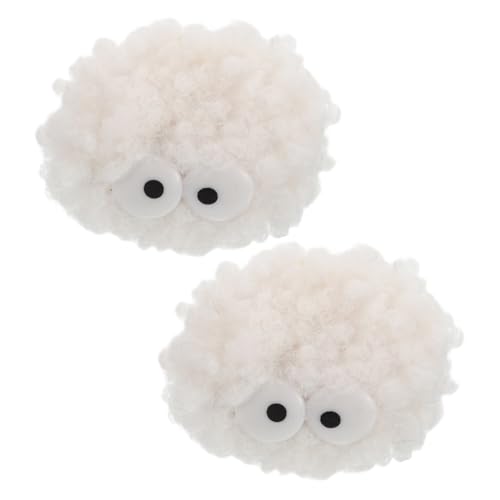BESTonZON 2 Stück Katzen Pompom Bälle mit Glocke Flauschige Interaktive Katzenspielzeuge für Drinnen Weiche Plüschbälle für Selbstbeschäftigung und Zahnpflege für Katzen Kauen BESTonZON 2 Stück Katzen Pompom Bälle mit Glocke Flauschige Interaktive Katzenspielzeuge für Drinnen Weiche Plüschbälle für Selbstbeschäftigung und Zahnpflege für Katzen Kauen von BESTonZON