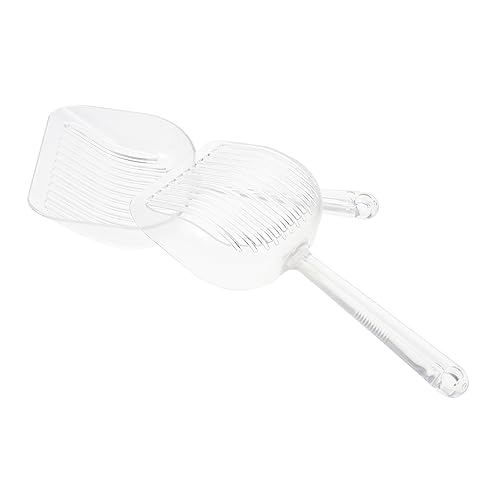 BESTonZON 2 Stück Multifunktionale Katzenschaufel aus Robustem PC Material Teiliges Sichere Kanten Leicht zu Reinigen für Katzentoiletten BESTonZON 2 Stück Multifunktionale Katzenschaufel aus Robustem PC Material Teiliges Sichere Kanten Leicht zu Reinigen für Katzentoiletten von BESTonZON