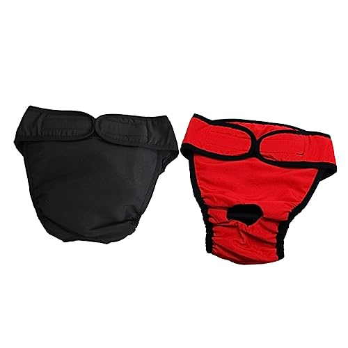 BESTonZON 2 Stück Waschbare für Hündinnen Elastische Pet Physical Pant mit S für Untrainierte Welpen und Hündinnen Hitze BESTonZON 2 Stück Waschbare für Hündinnen Elastische Pet Physical Pant mit S für Untrainierte Welpen und Hündinnen Hitze von BESTonZON