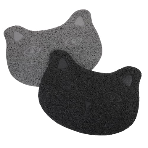 BESTonZON 2stücke Katzenstreu Matten rutschfeste Katzentoiletten Unterlage Für Effektives Auffangen Von Katzenstreu Praktische Und Leicht Zu Reinigende Katzenmatte BESTonZON 2stücke Katzenstreu Matten rutschfeste Katzentoiletten Unterlage Für Effektives Auffangen Von Katzenstreu Praktische Und Leicht Zu Reinigende Katzenmatte von BESTonZON